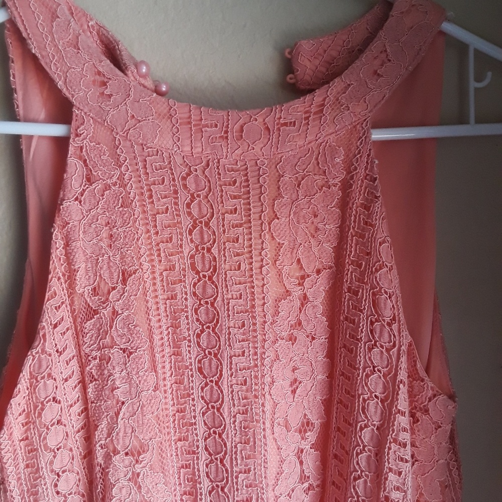 Pink Lace Dress